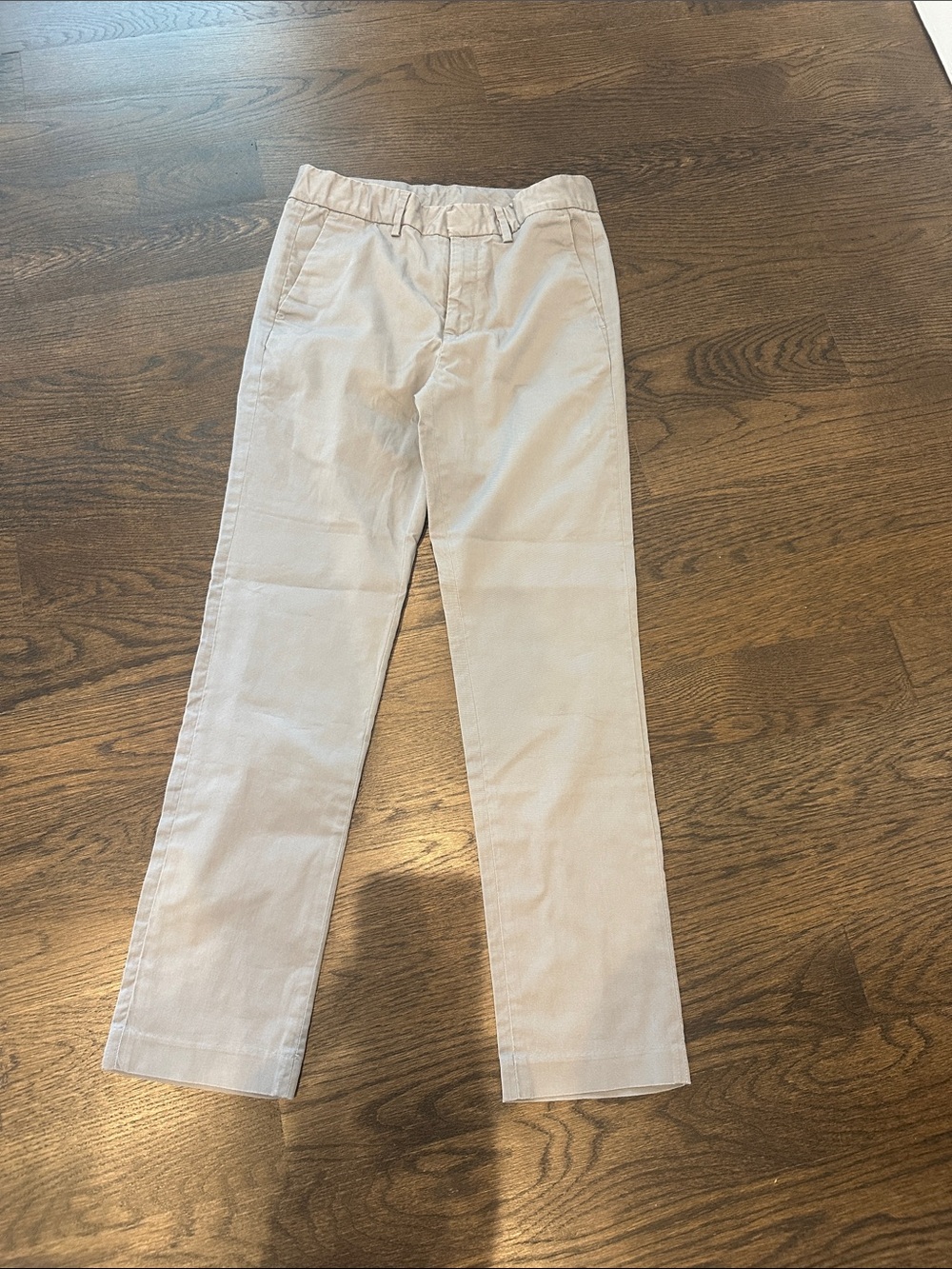 Crewcuts size 10 ludlow slim in gray